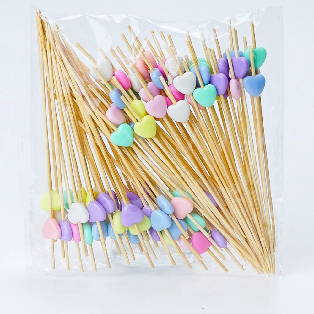 Pics Alimentaires Cœur Pastel Minimaliste