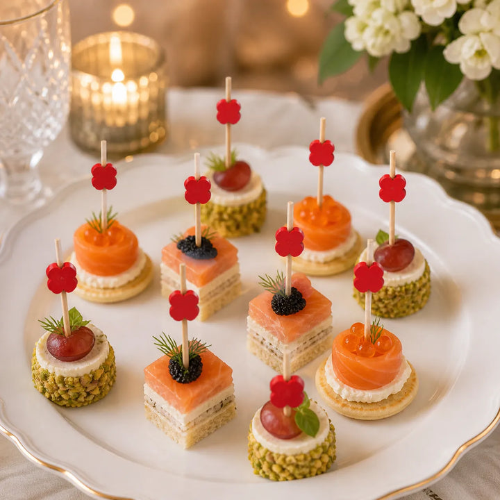 Pics Alimentaires Fleur Rouge