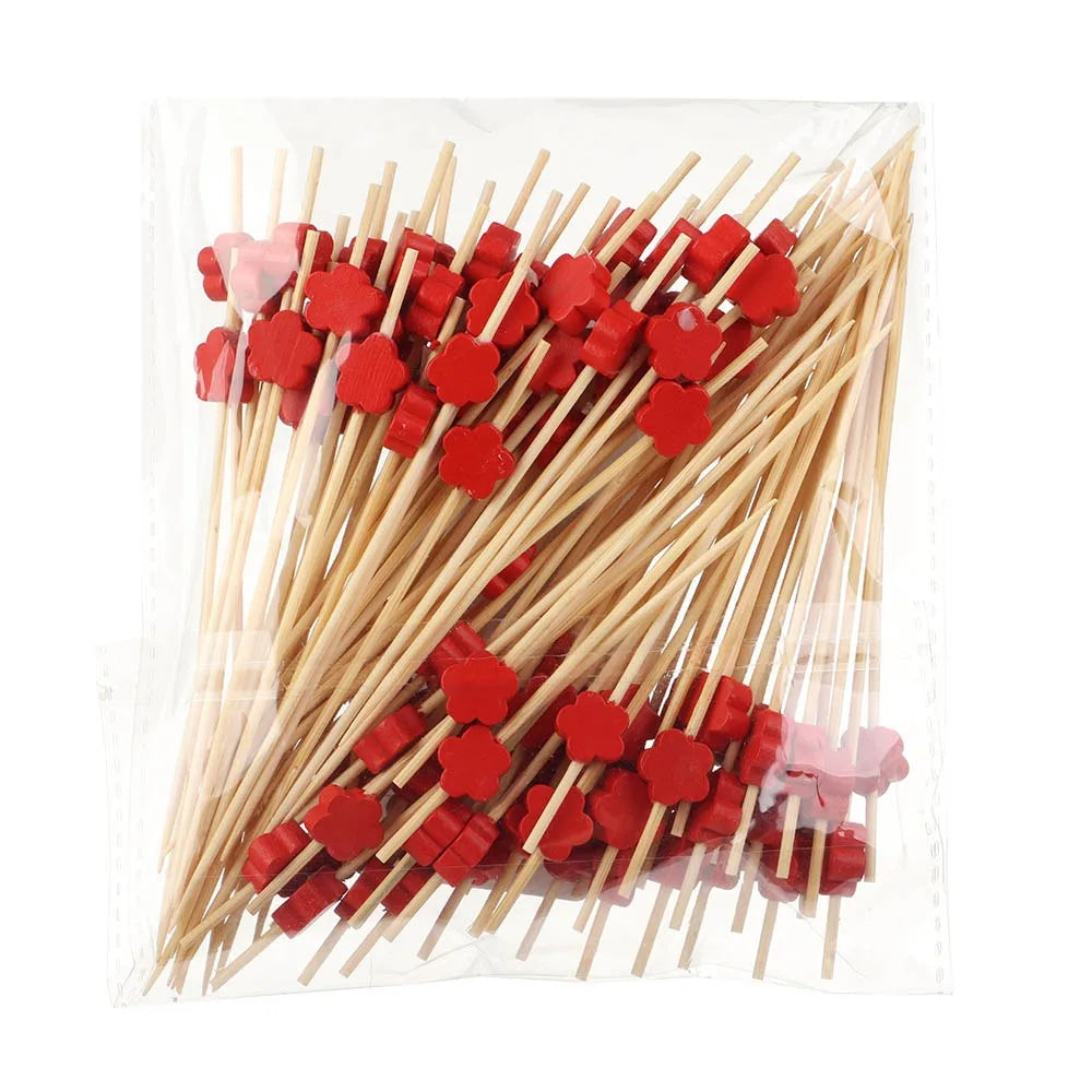 Pics Alimentaires Fleur Rouge élégant