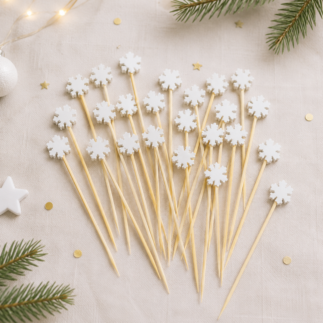 Pics Alimentaires Flocon de Neige Neutre