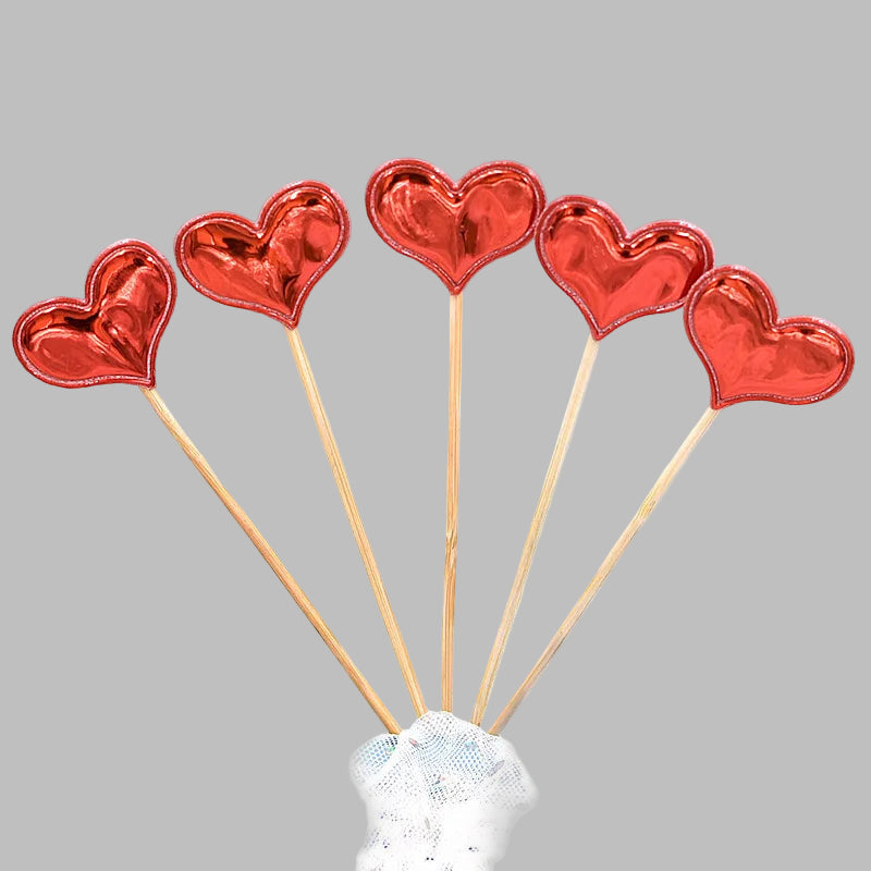 Pics Cocktail Cœur Rouge