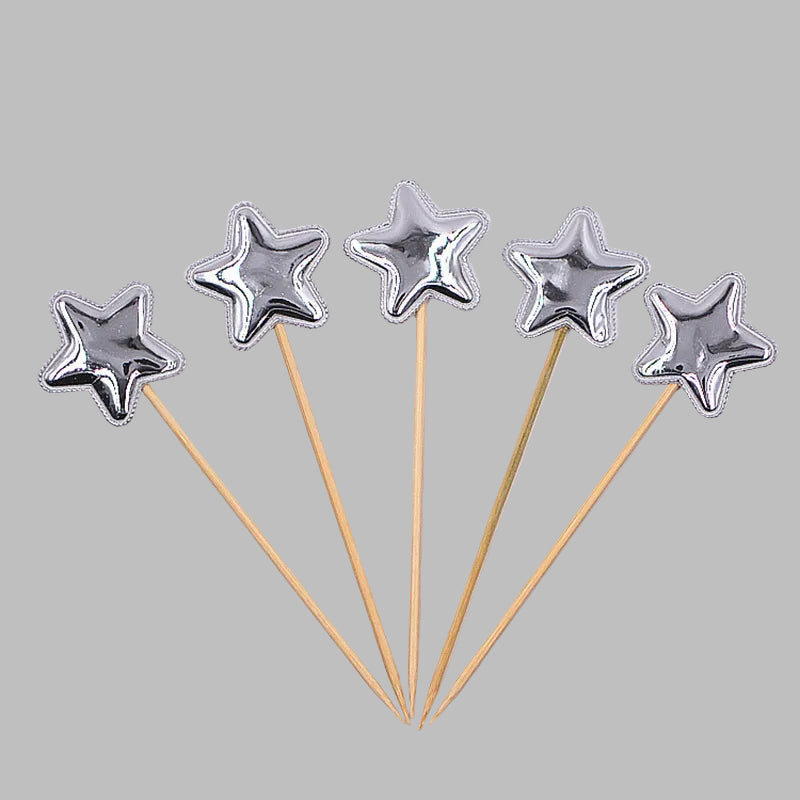 Pics Cocktail Etoile Design Argenté