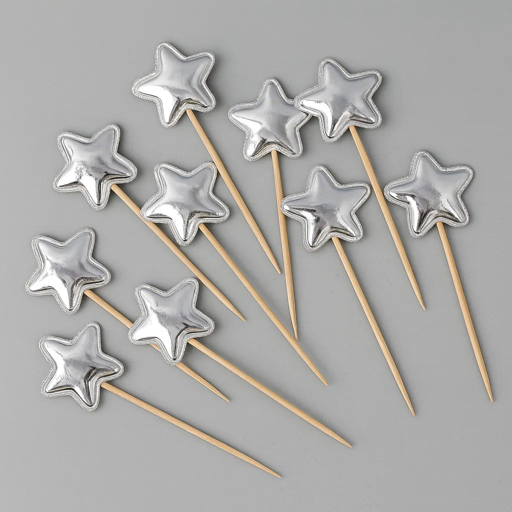 Pics Cocktail Etoile Design Argenté