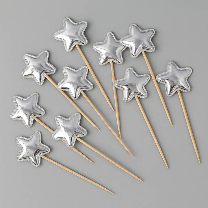 Pics Cocktail Etoile Design Argenté