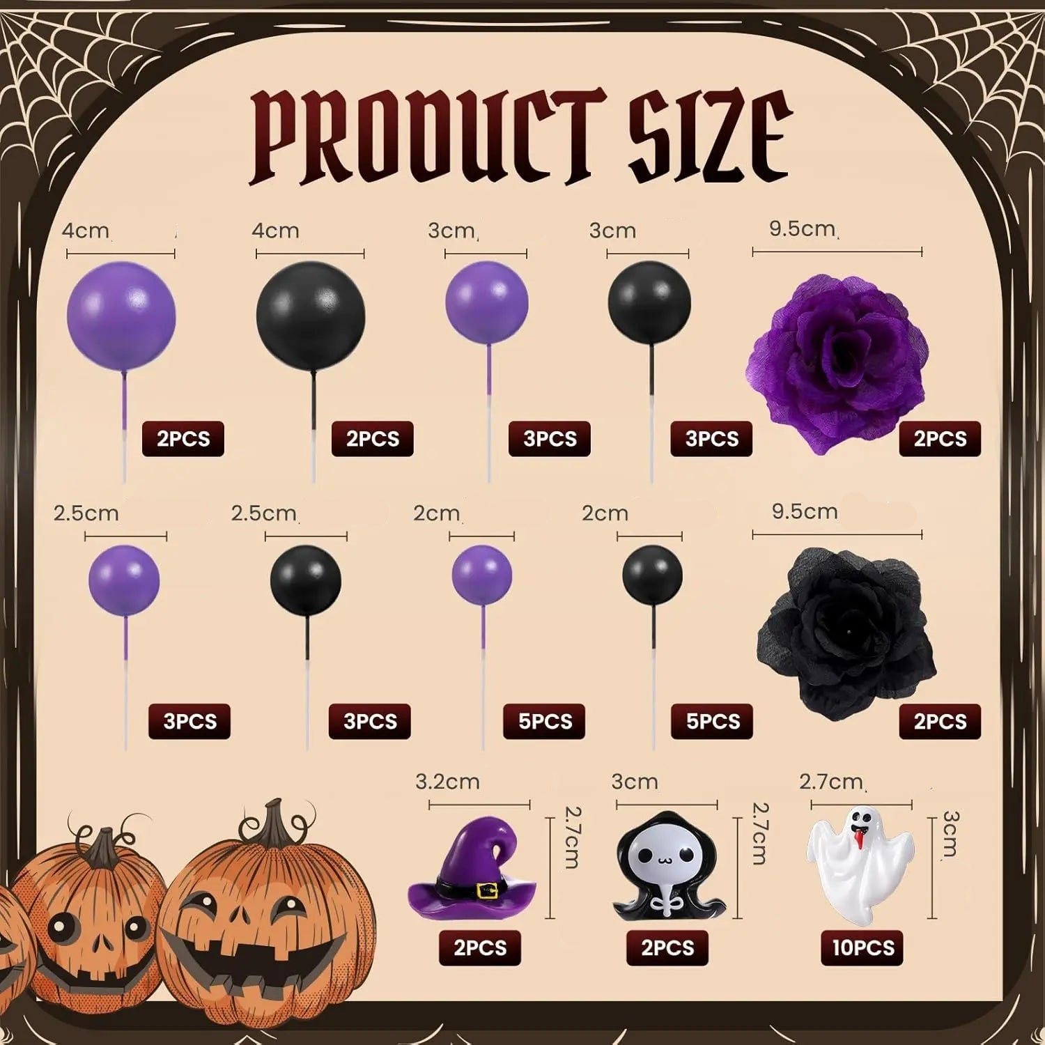 Pics Gâteau Gothique Halloween Chic