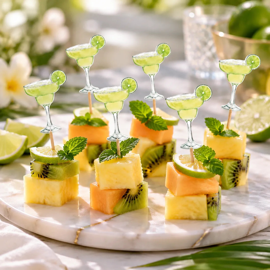 Pics Jetables Cocktail Stylé