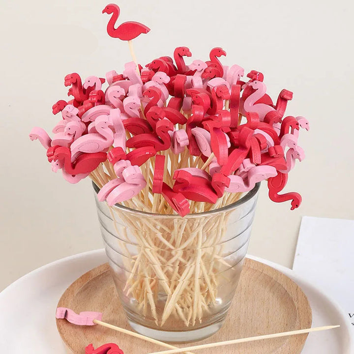 Pics Jetables Flamant Rose