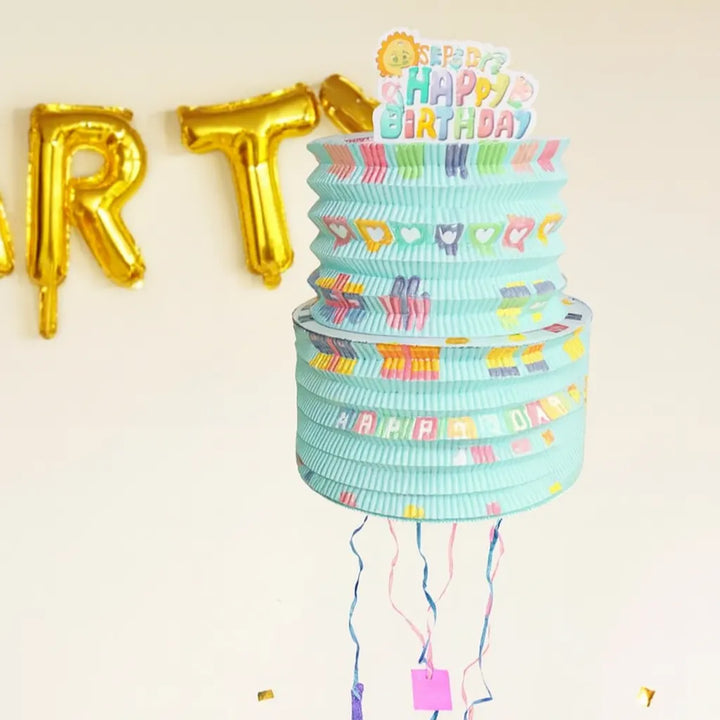 Pinata Anniversaire Bleu Ciel