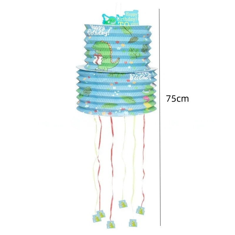 Pinata Anniversaire Bleu Dinosaure Design