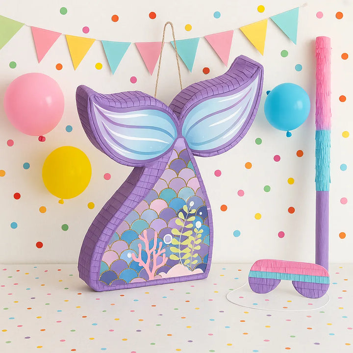 Pinata Anniversaire Queue de Sirène