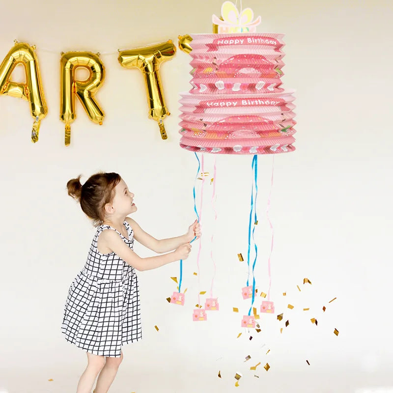 Pinata Anniversaire Rose