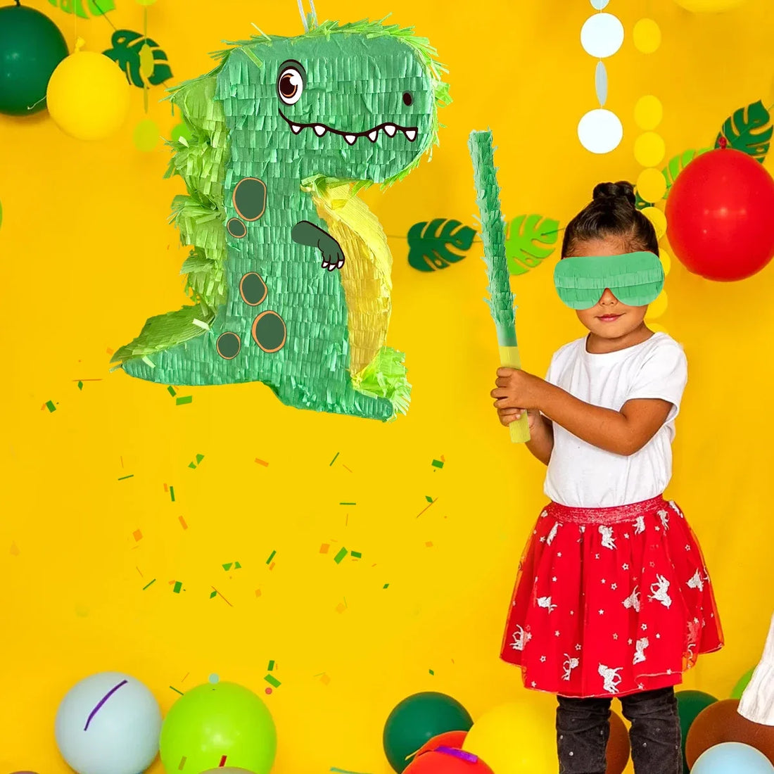 Pinata Anniversaire Thème Dinosaure Colorée 