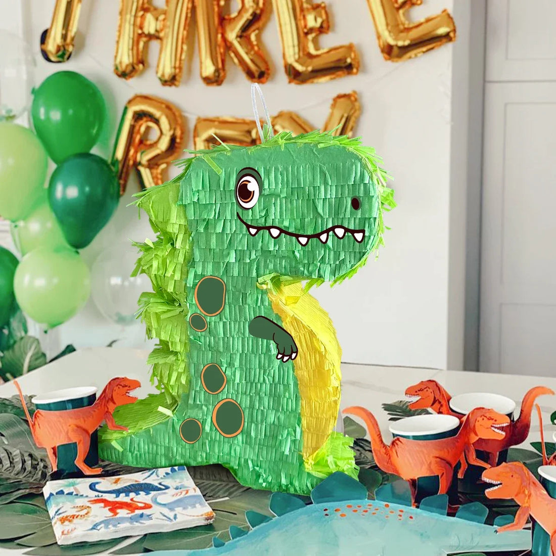 Pinata Anniversaire Thème Dinosaure Papier 