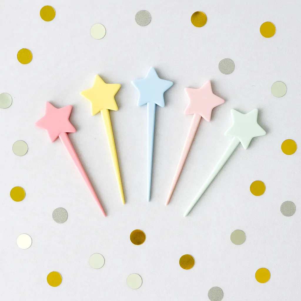 Pique Cocktail Coloré Etoile