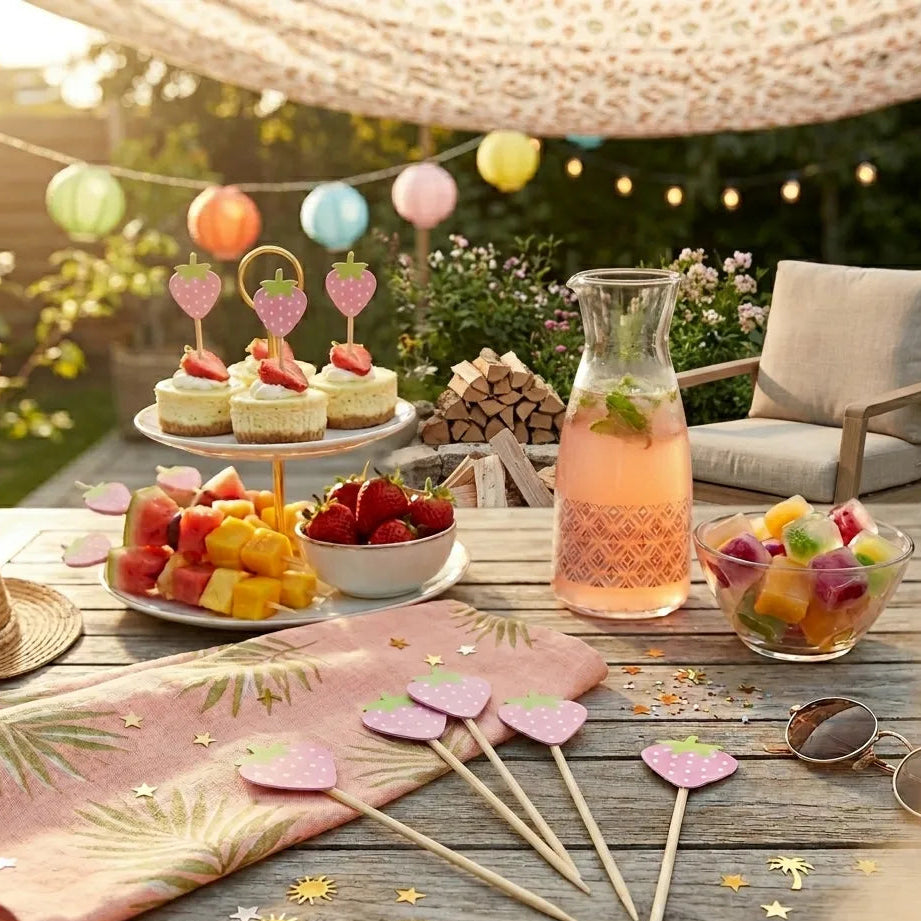 Pique Cocktail Fraise Rose