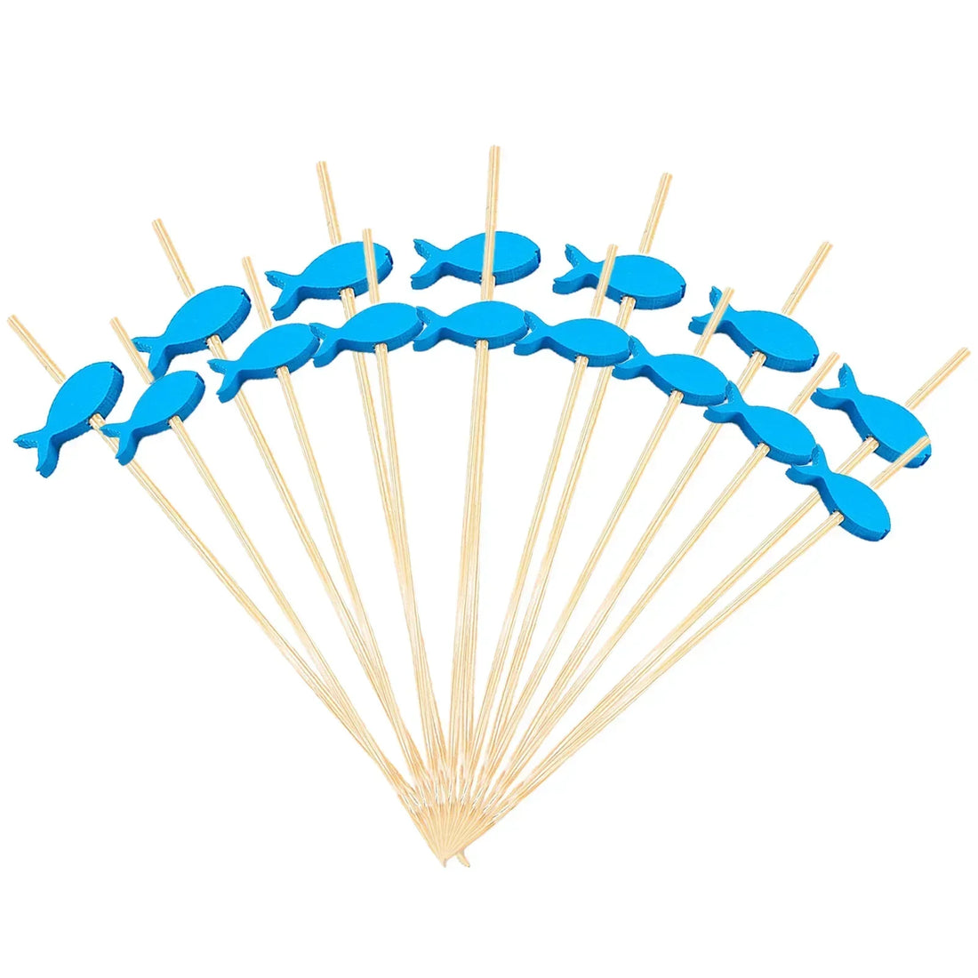 Pique Cocktail Poisson Bleu Stylé