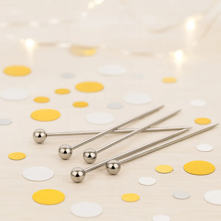 Pique Cocktail en Inox Argenté