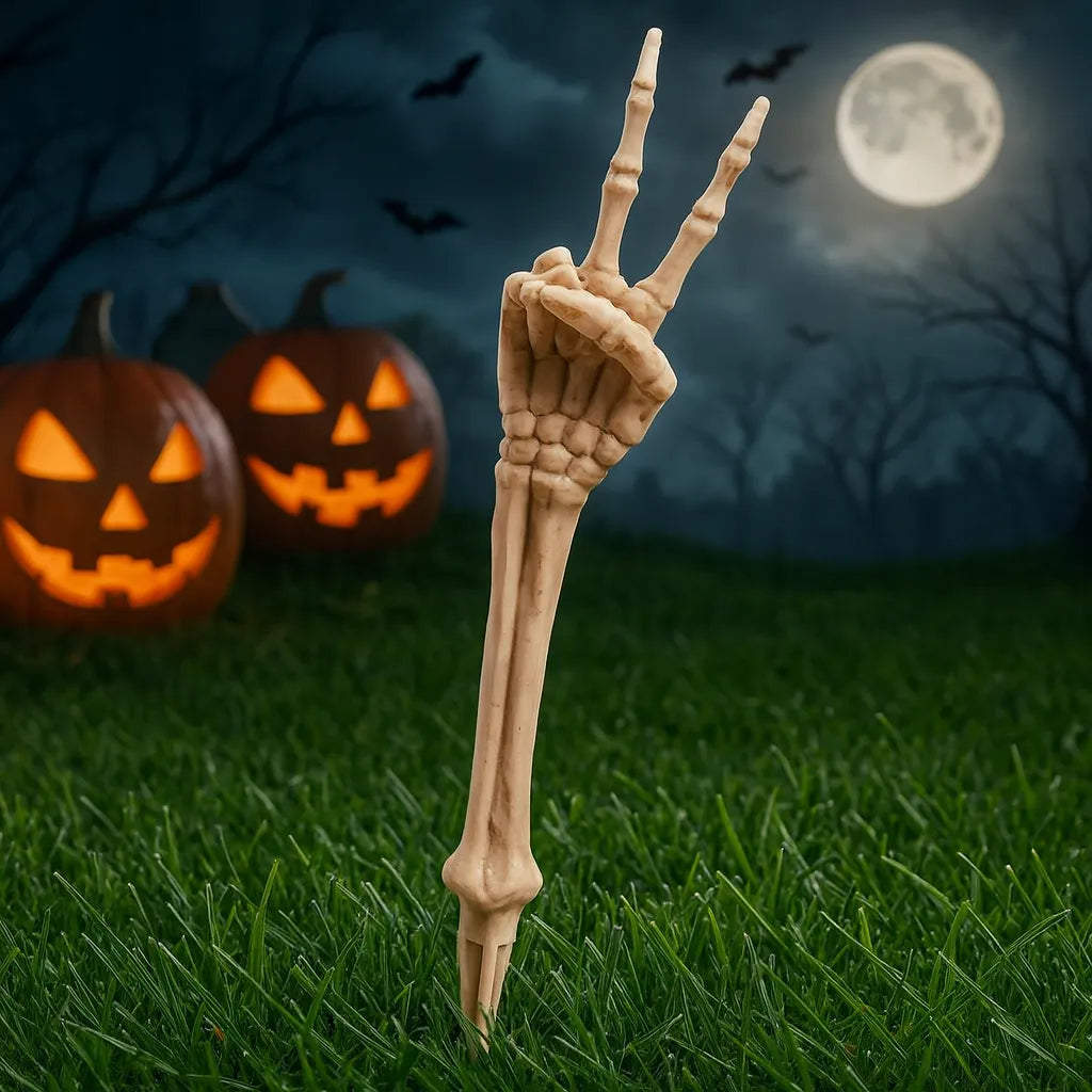 Piquet de Main Squelette Décoratif