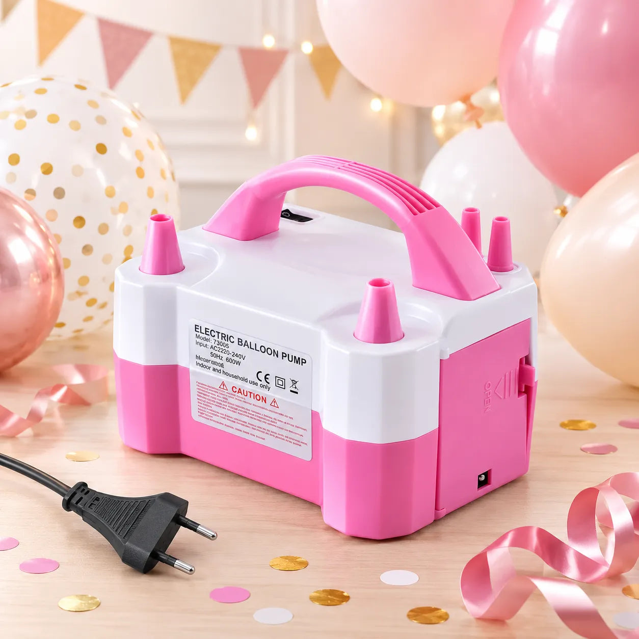Pompe Electrique Ballon Rose