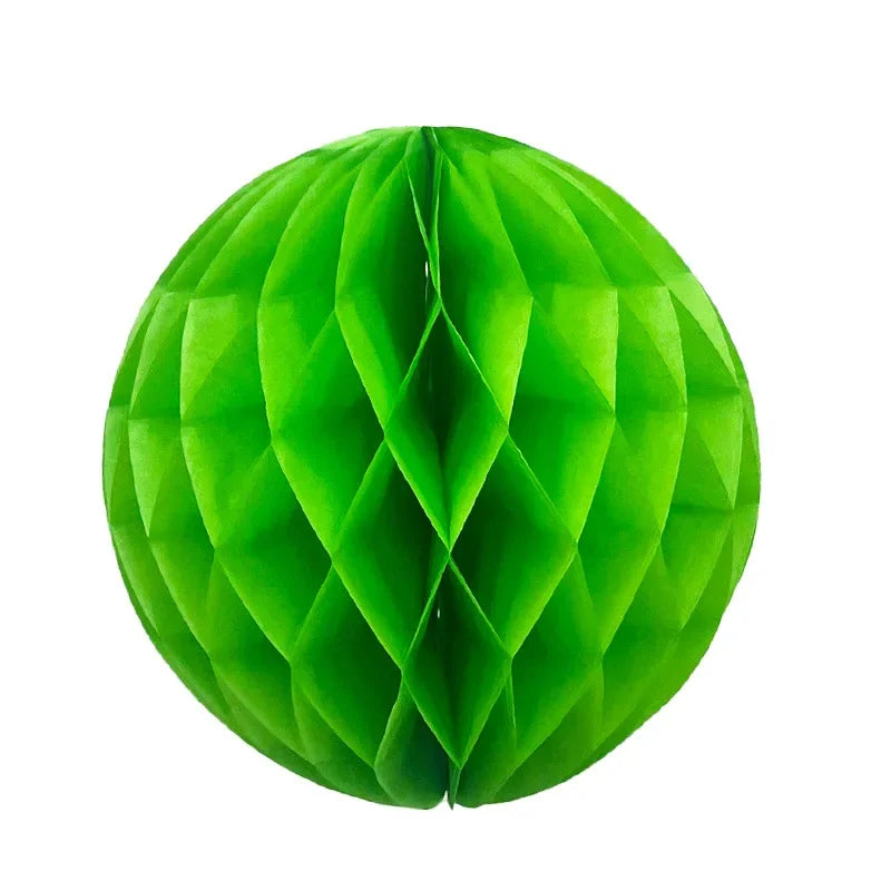 Pompon Nid d’abeille Déco Vert unique