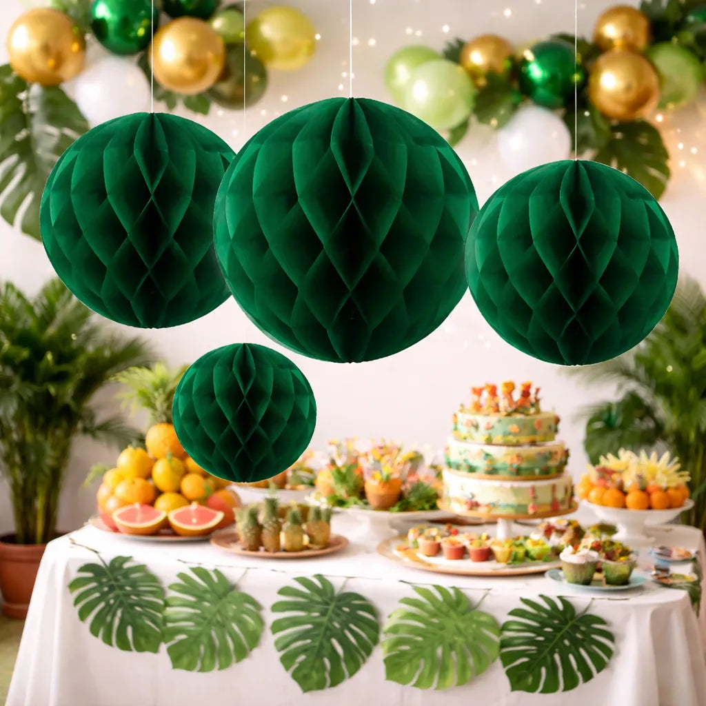 Pompon Nid d’abeille Vert Emeraude classe