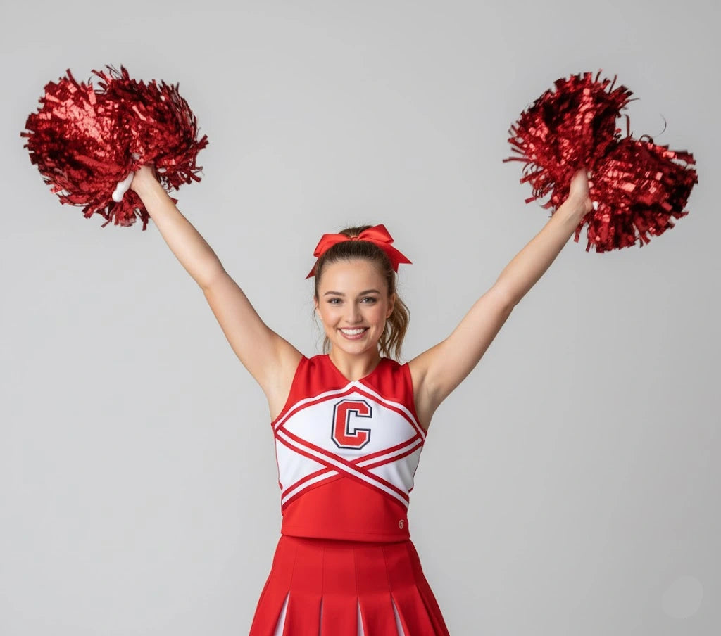 Pompons de Pom-pom Girl Rouges