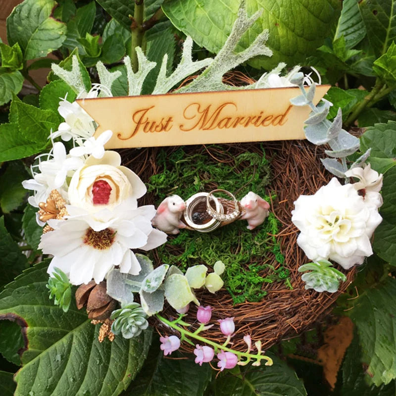 Porte Alliance Mariage Just Married Unique