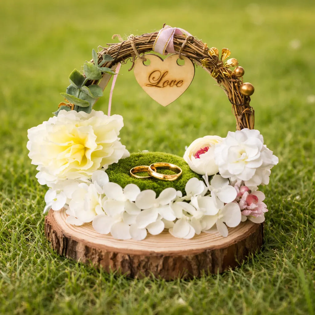 Porte Alliance Mariage Nature Elégant Unique