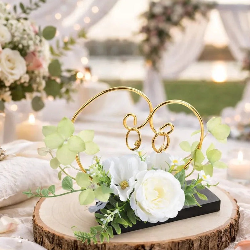 Porte Alliance Mariage Romantique Chic
