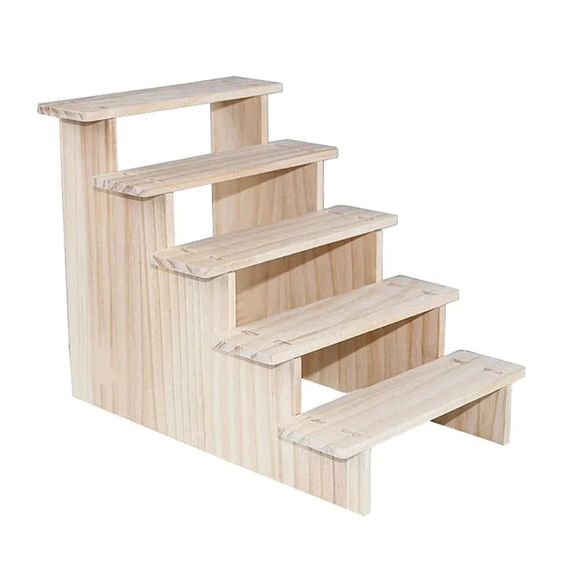 Présentoir à Cupcakes En Bois naturel