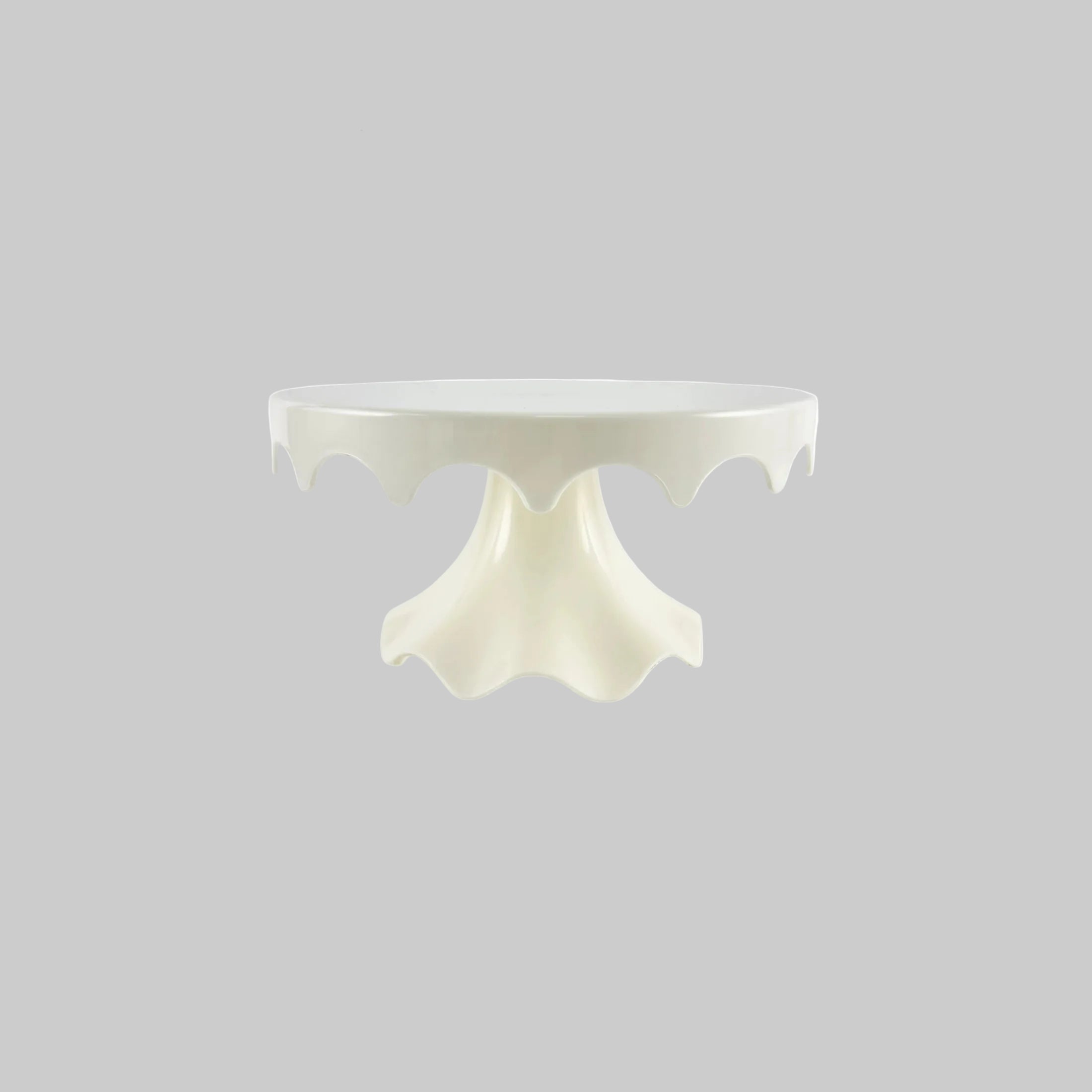 Présentoir à Gâteau Blanc en Plastique Design 