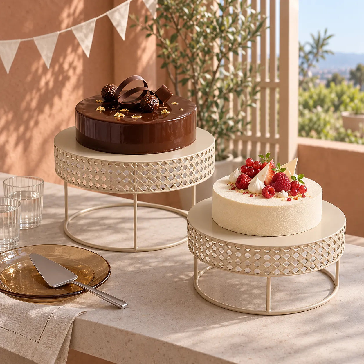 Présentoir à Gâteau De Luxe moderne
