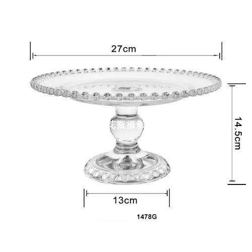 Présentoir à Gâteau En Verre moderne