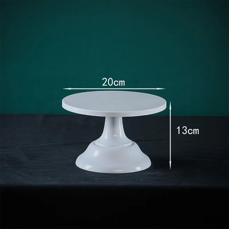 Présentoir à Gâteau Epuré Blanc Petit