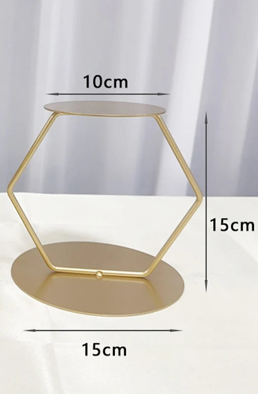Présentoir à Gâteau Hexagonal Unique