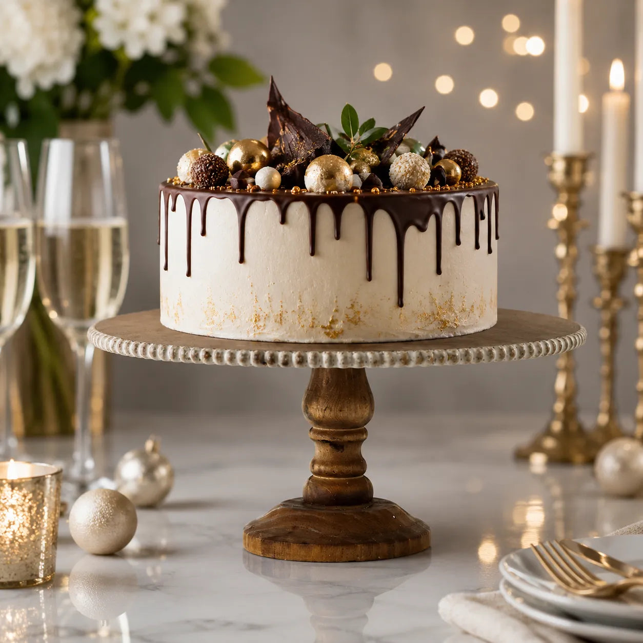 Présentoir Gâteau Vintage