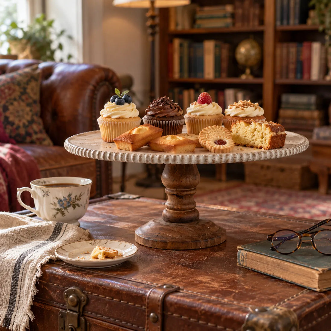 Présentoir Gâteau Vintage Ancien
