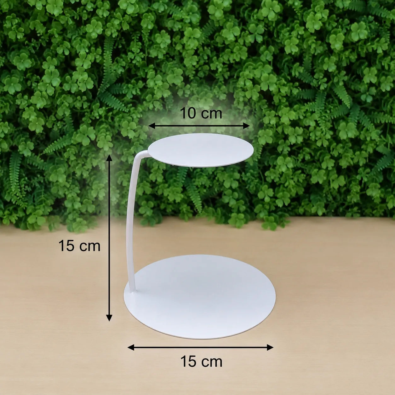 Présentoir à Gâteaux Rond Blanc Sophistiqué