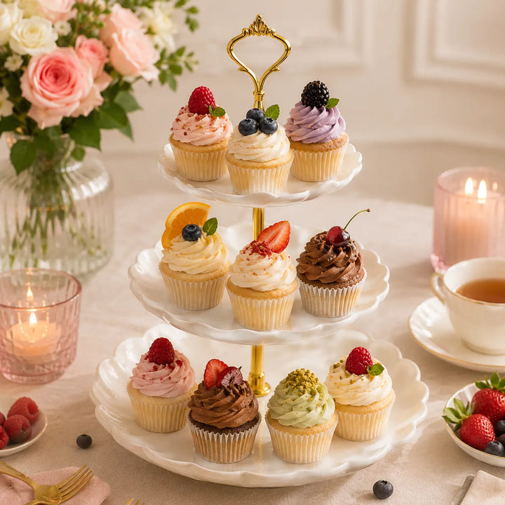 Présentoir à cupcake En Plastique
