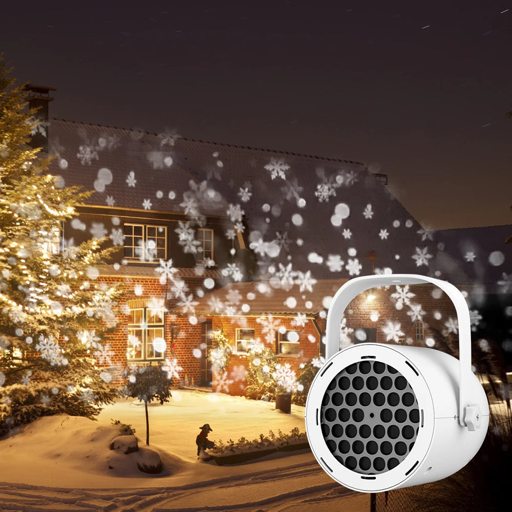 Projecteur Blanc Noël