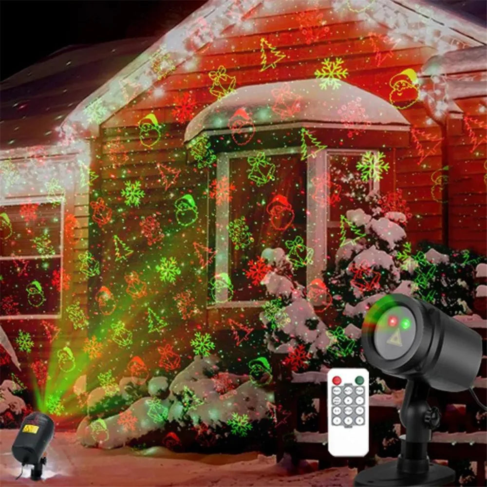Projecteur Noël IP65 stylé