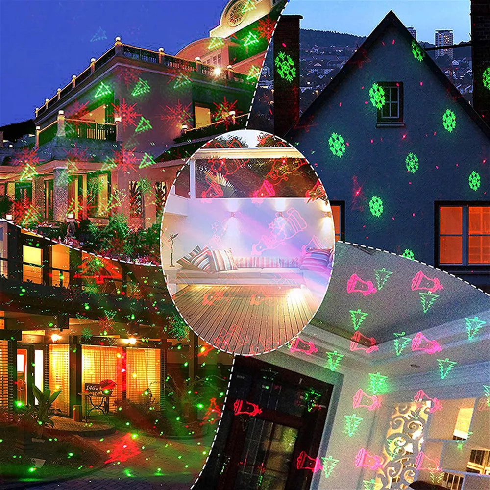 Projecteur Noël IP65 tendance
