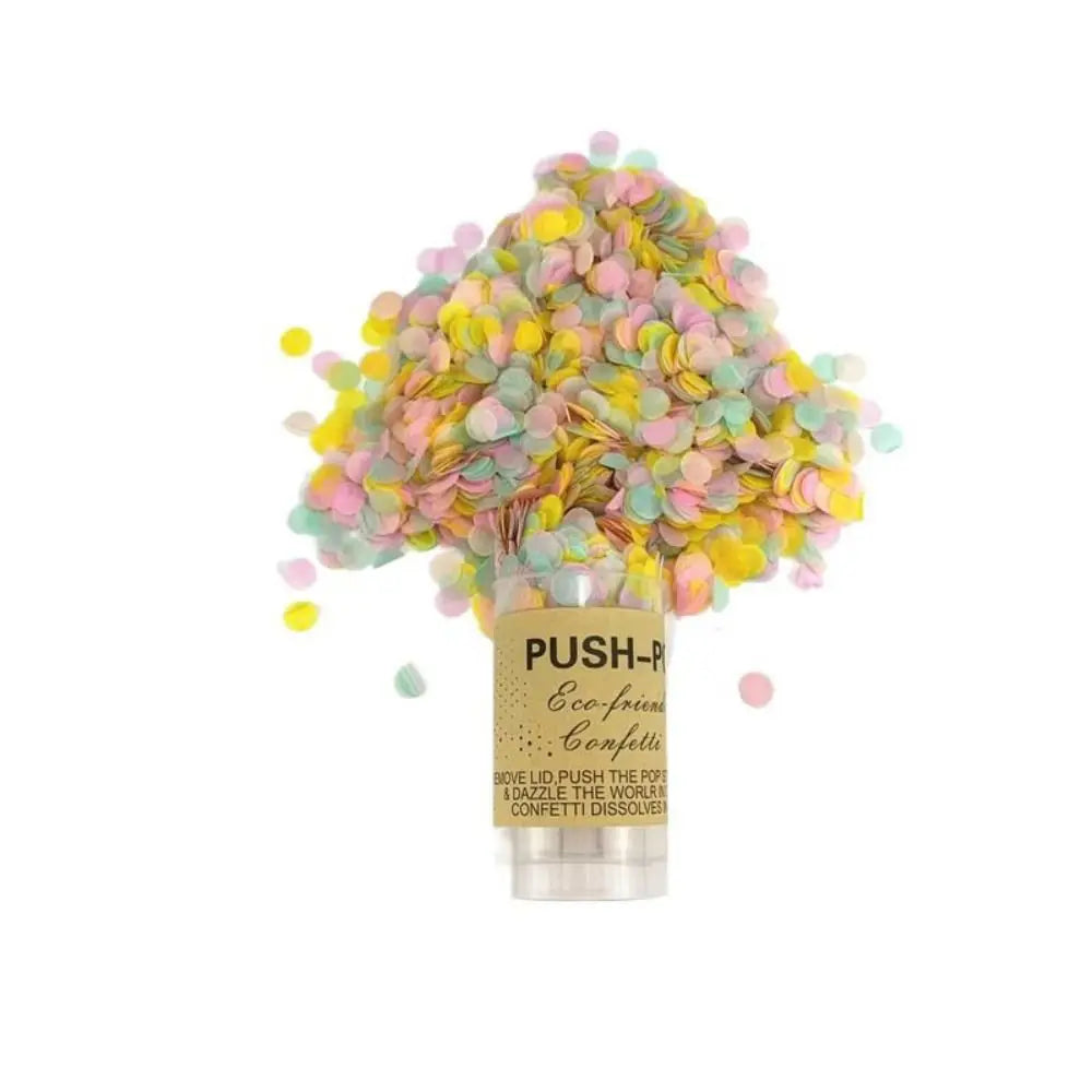 Push Up Confettis Multicolores Unique