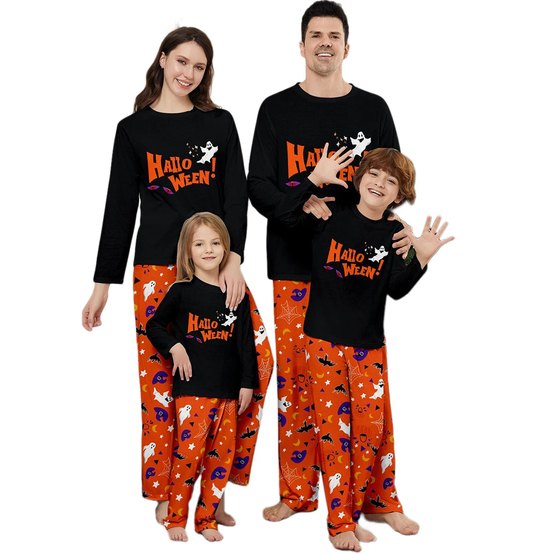 Pyjama Halloween Assorti Famille Mignon