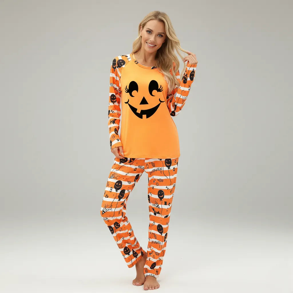 Pyjama Halloween Citrouille Femme Unique