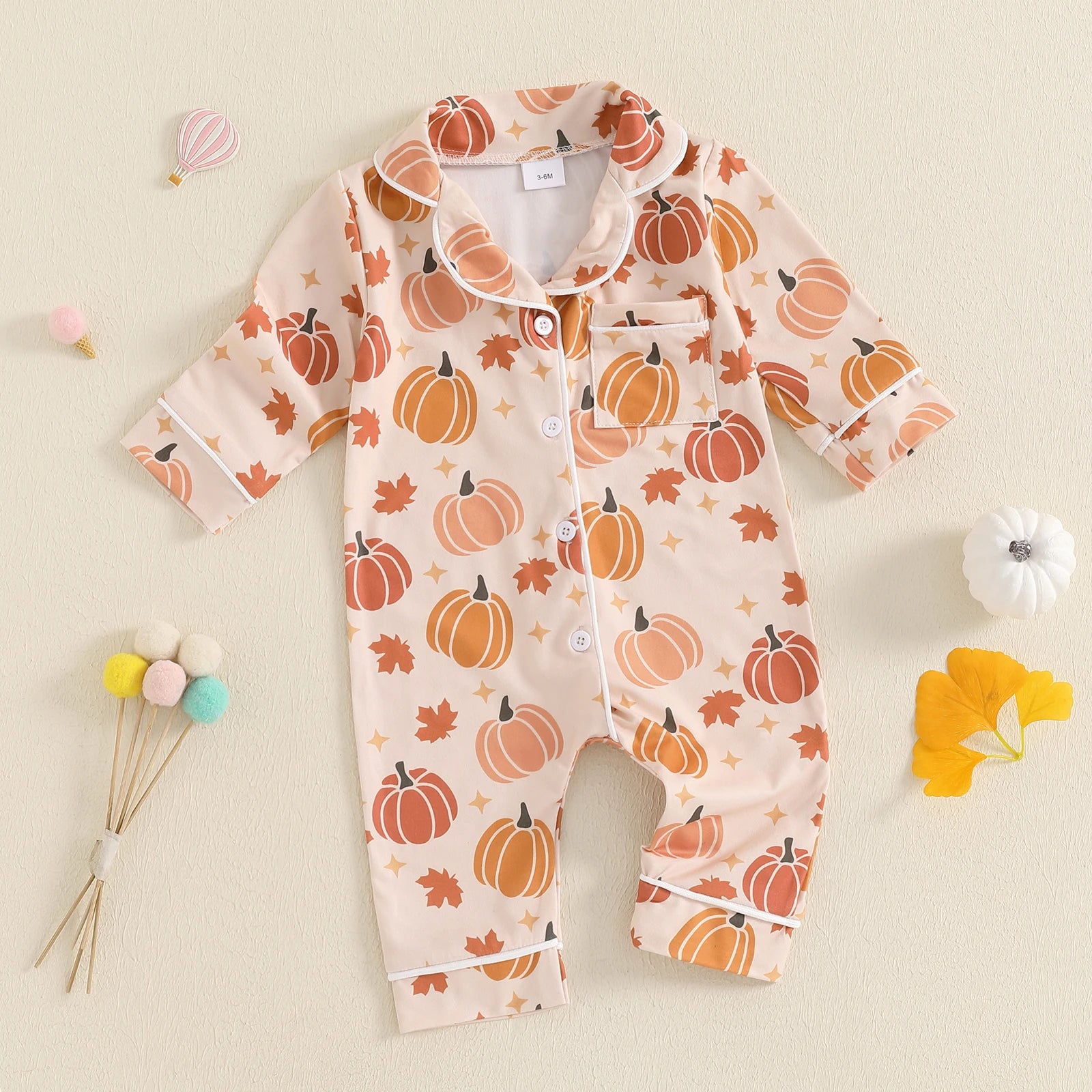 Pyjama Halloween Citrouilles Bébé
