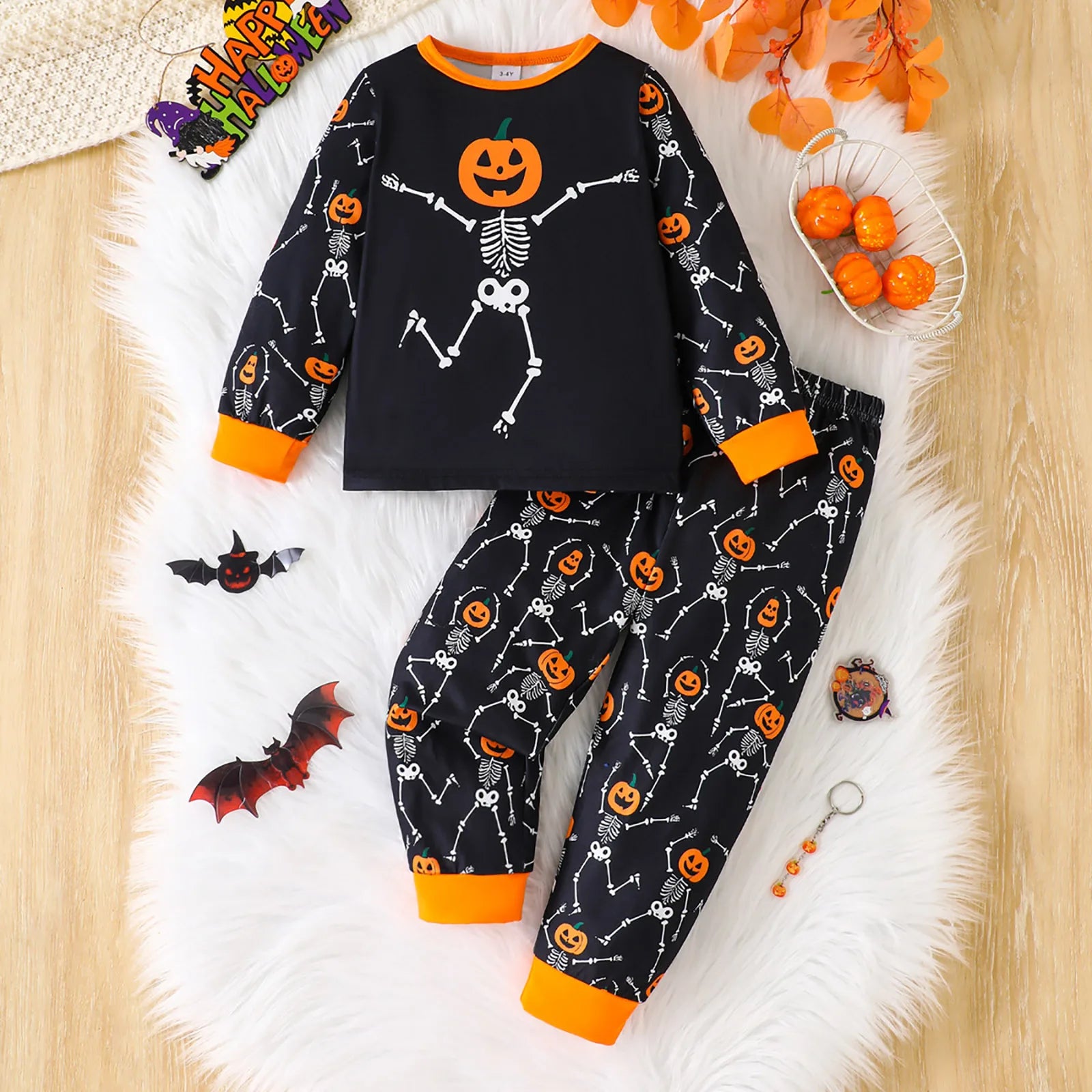 Pyjama Halloween Enfant Confortable Adorable 
