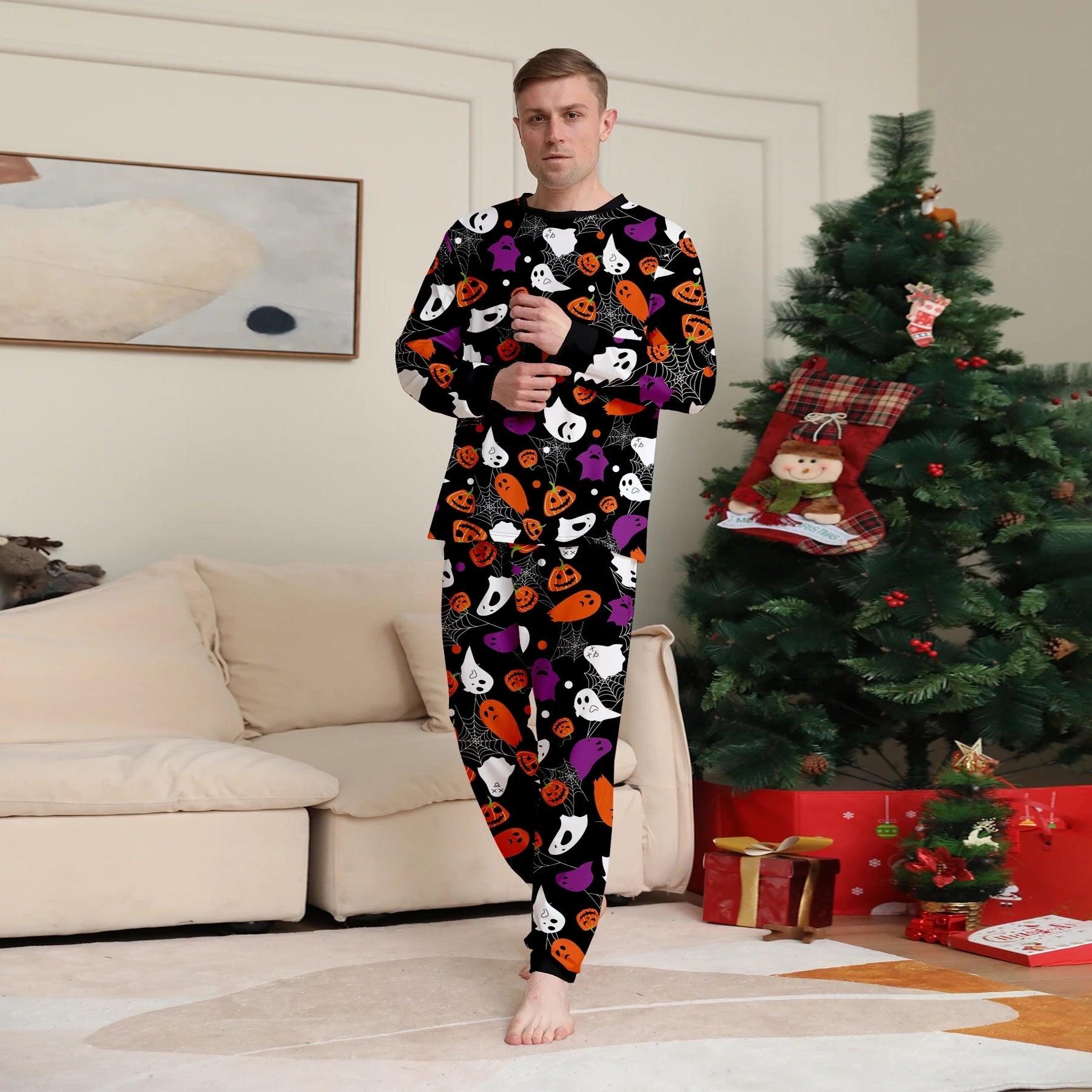 Pyjama Halloween Noir Homme