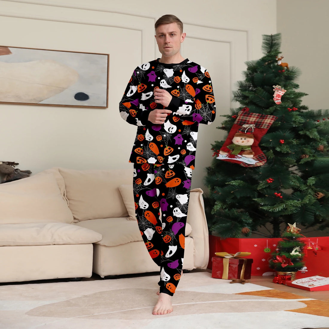 Pyjama Halloween Noir Homme