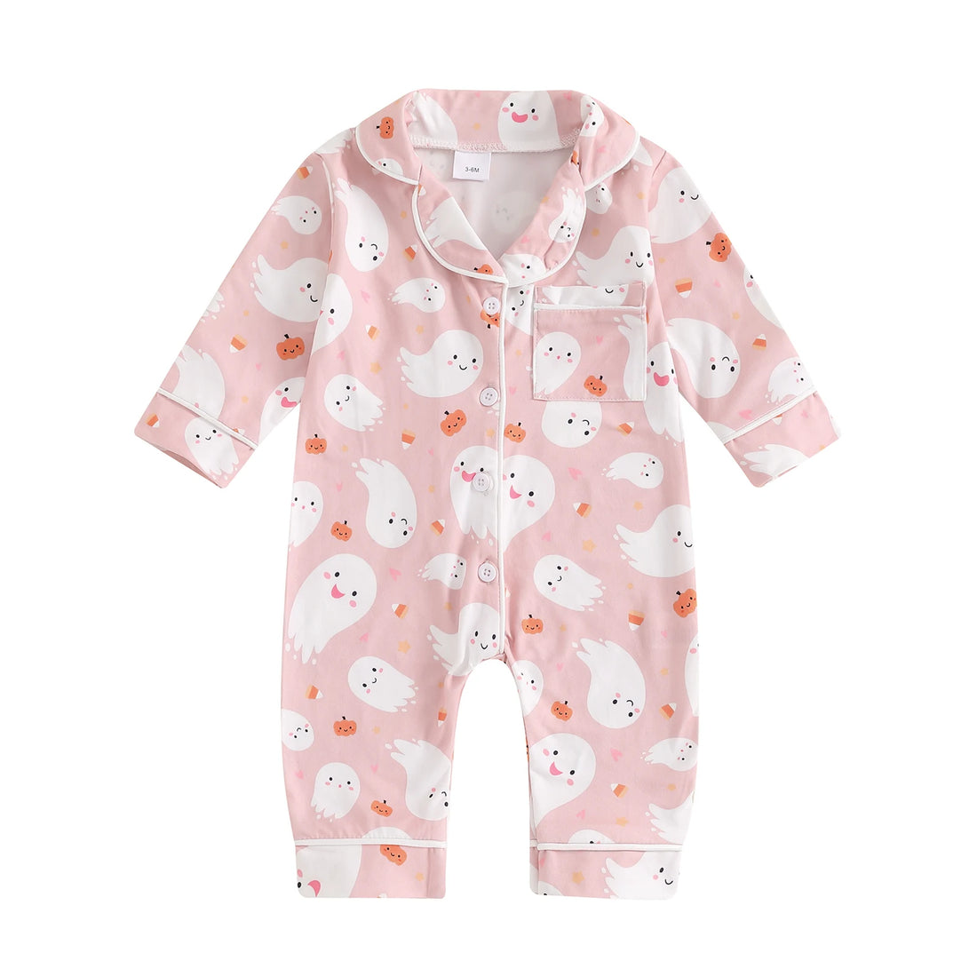 Pyjama Halloween Rose Fantôme